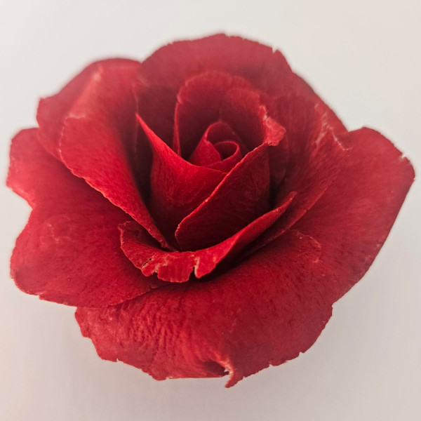 Red flower chocolate Sculpture